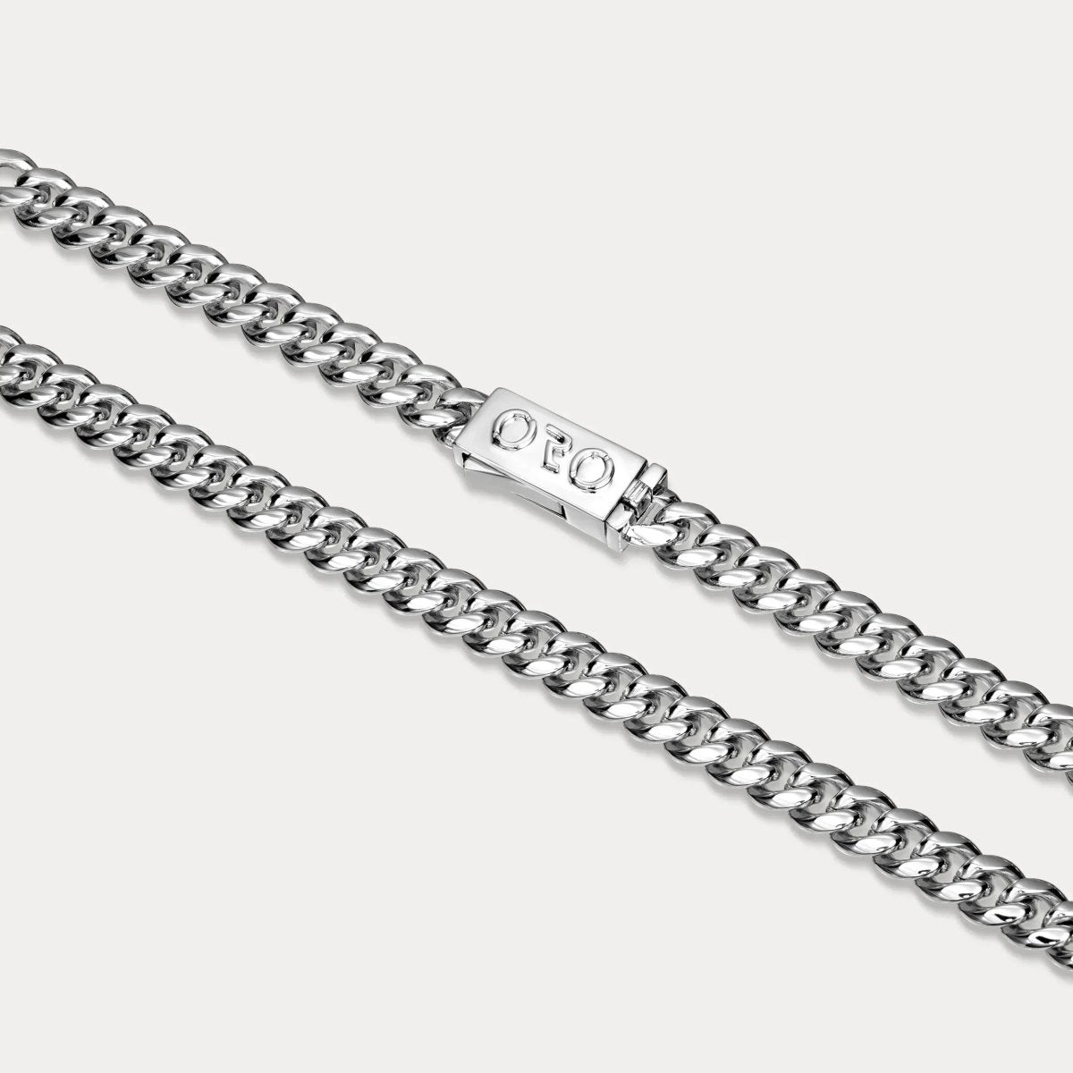 Cuban Link Bracelet (8mm) - Silver