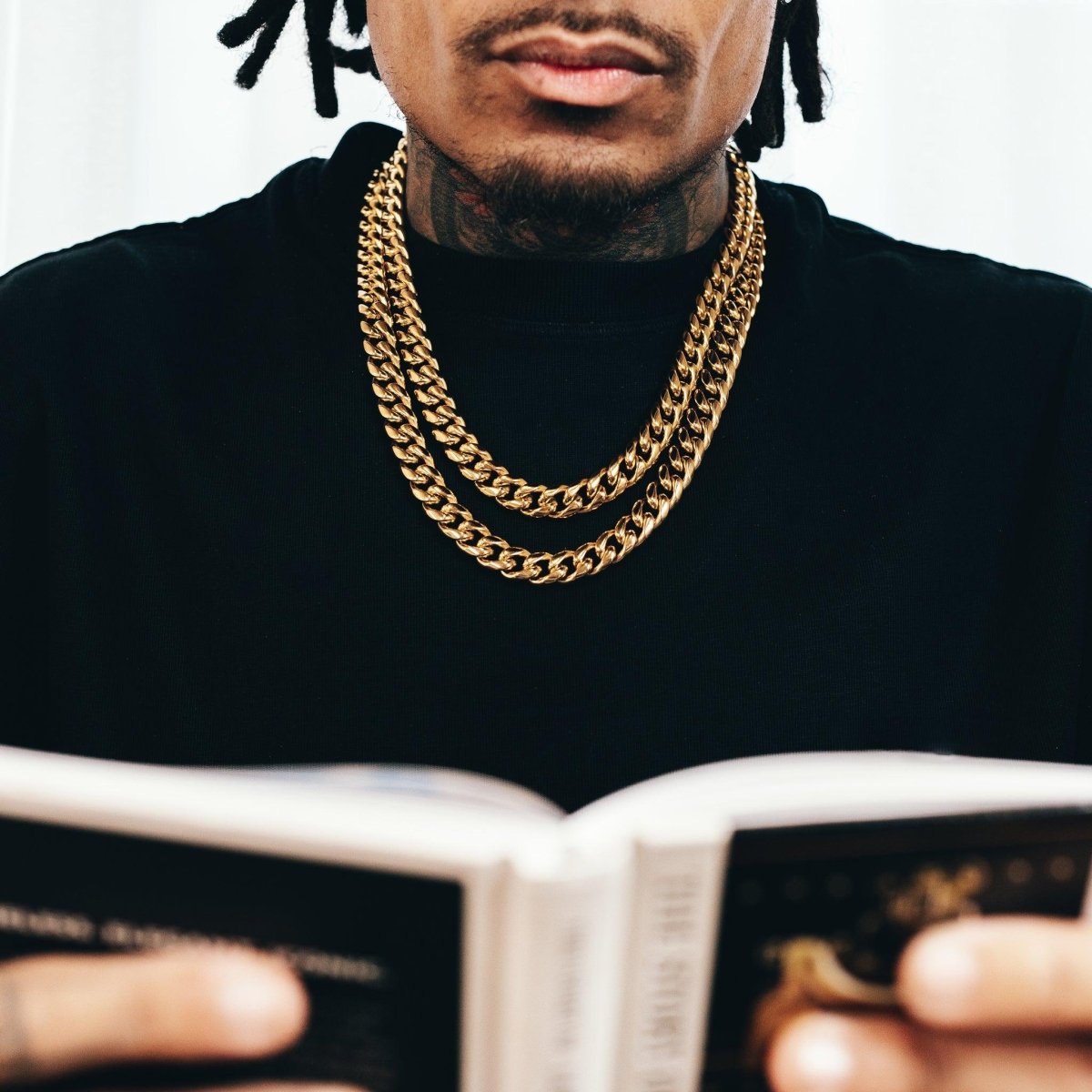 Cuban Link Set (12mm) - Gold