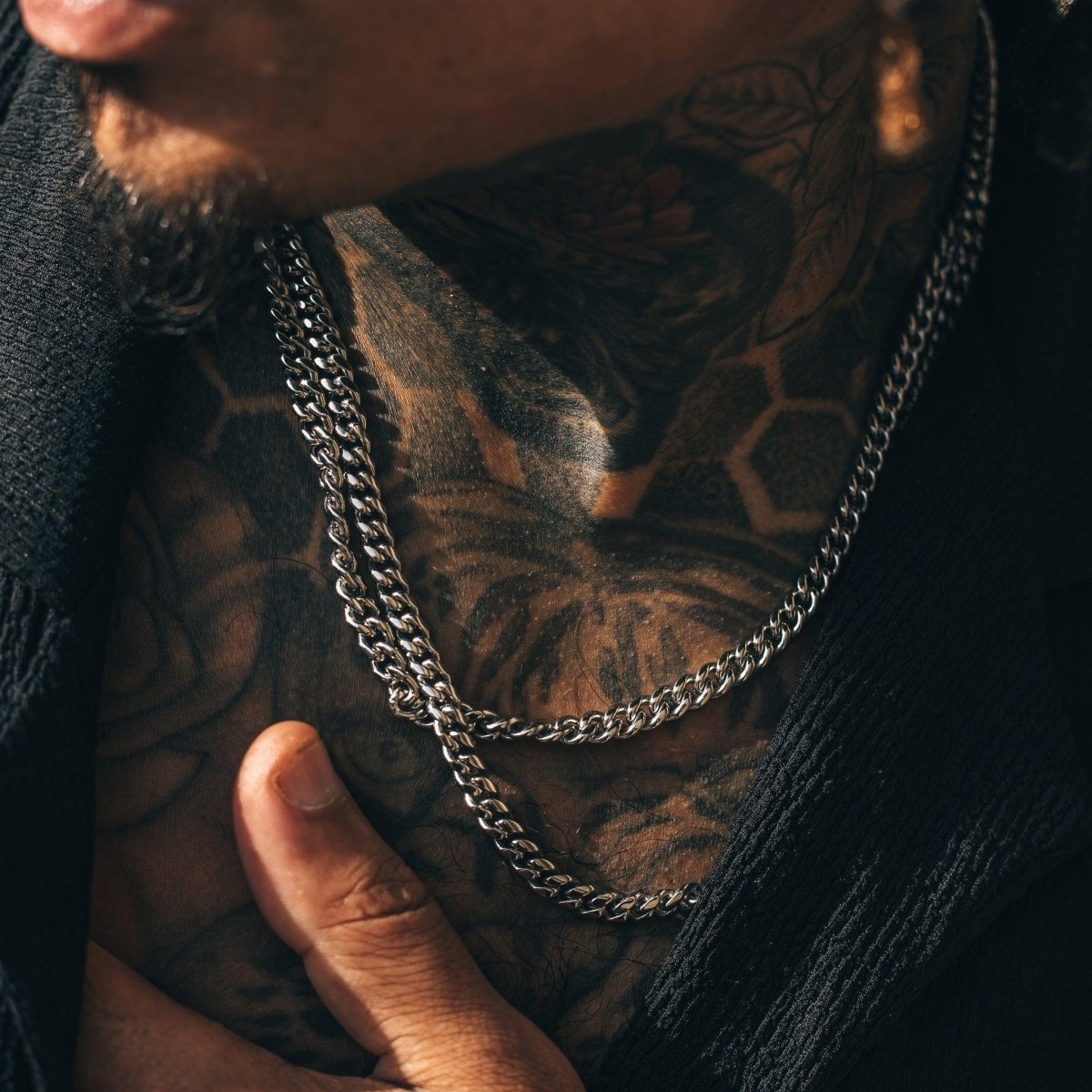 Cuban Link Set (6mm) - Silver