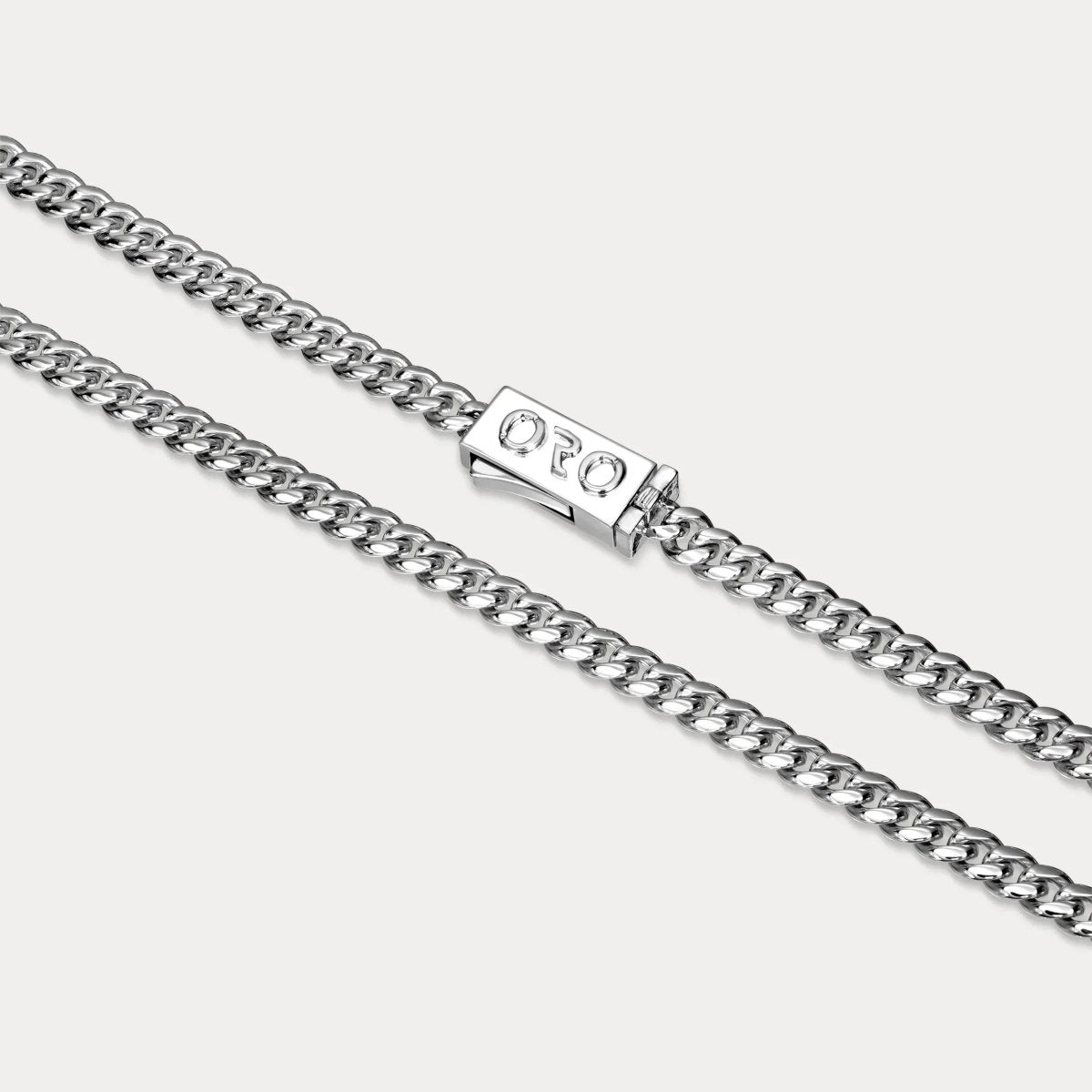 Cuban Link Chain (6mm) - Silver