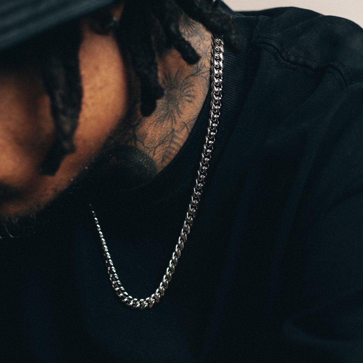 Cuban Link Set (8mm) - Silver