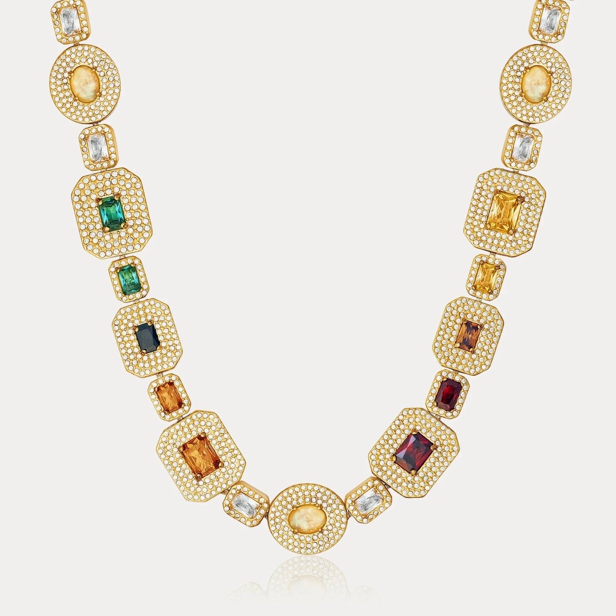 Echelon Gemstone Chain - Gold