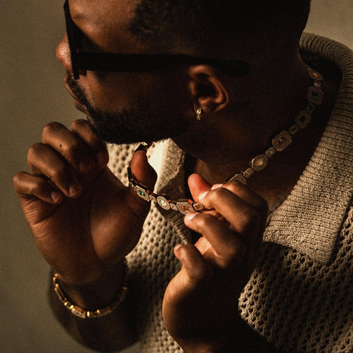 Echelon Gemstone Chain - Gold