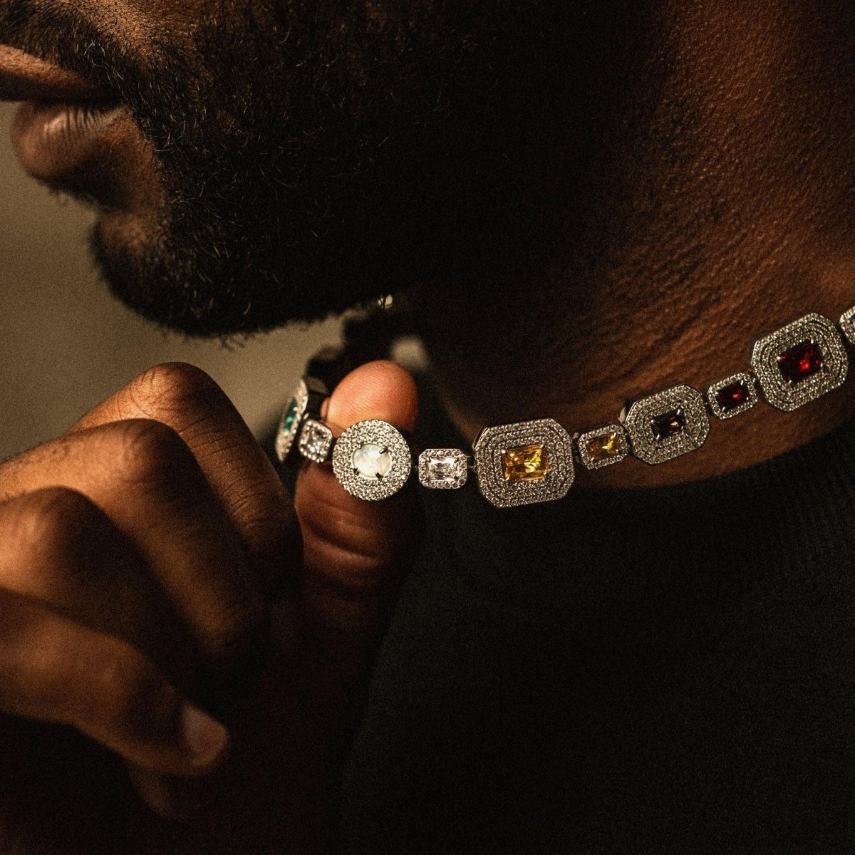 Echelon Gemstone Set - Silver