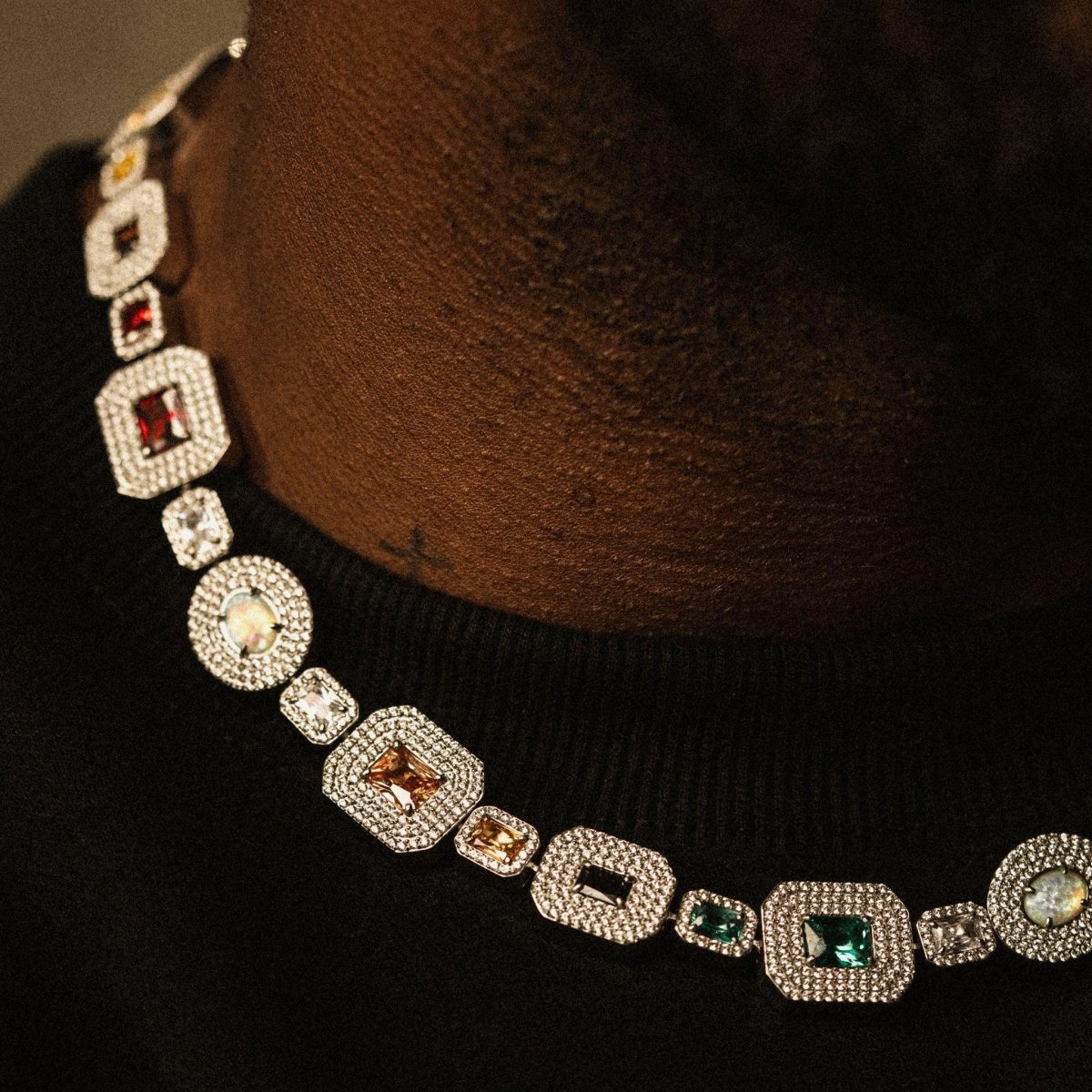 Echelon Gemstone Set - Silver