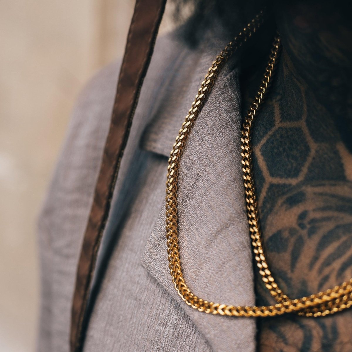 Franco (3mm) - Gold - Hommes Oro