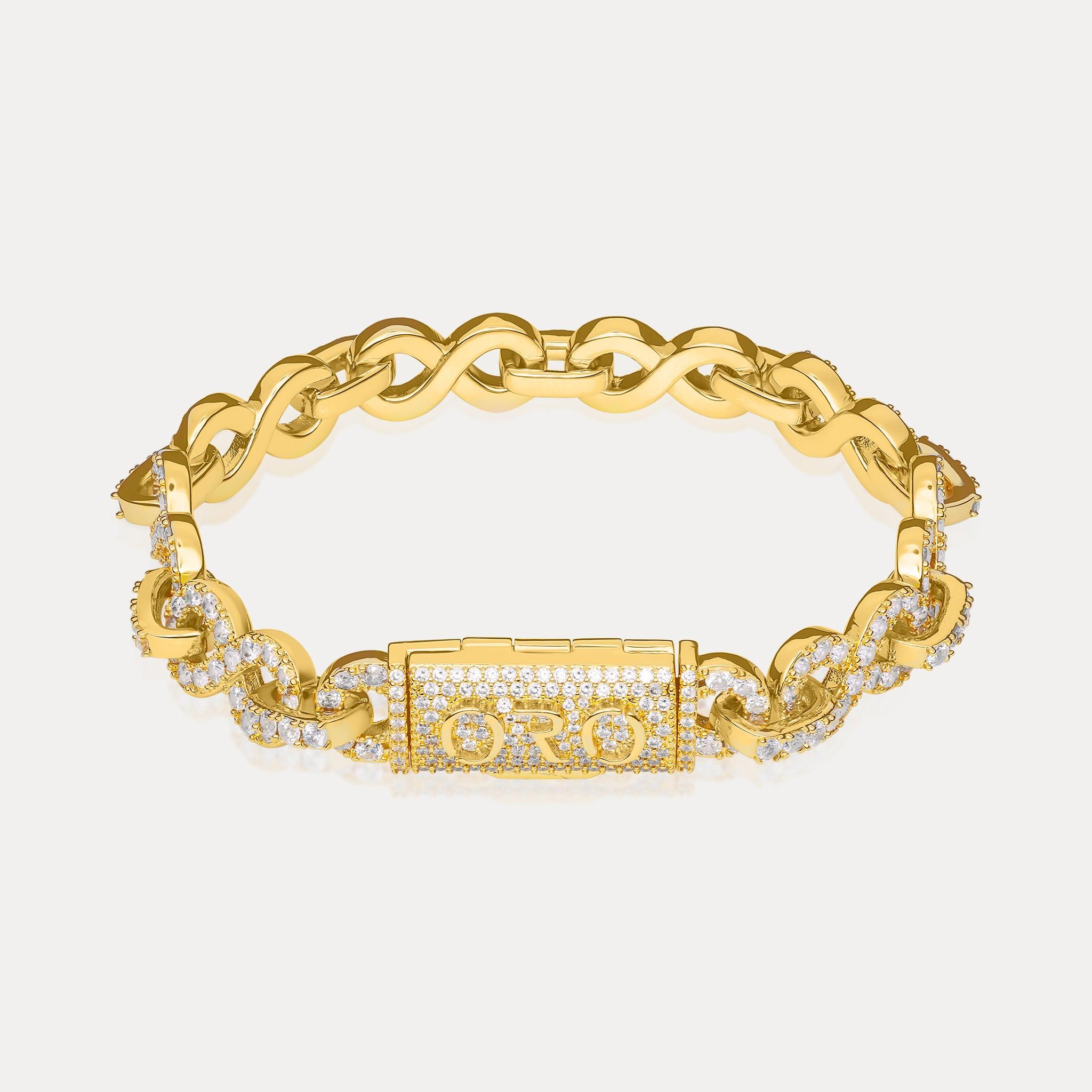 Kingpin Infinity Bracelet - Gold - Hommes Oro