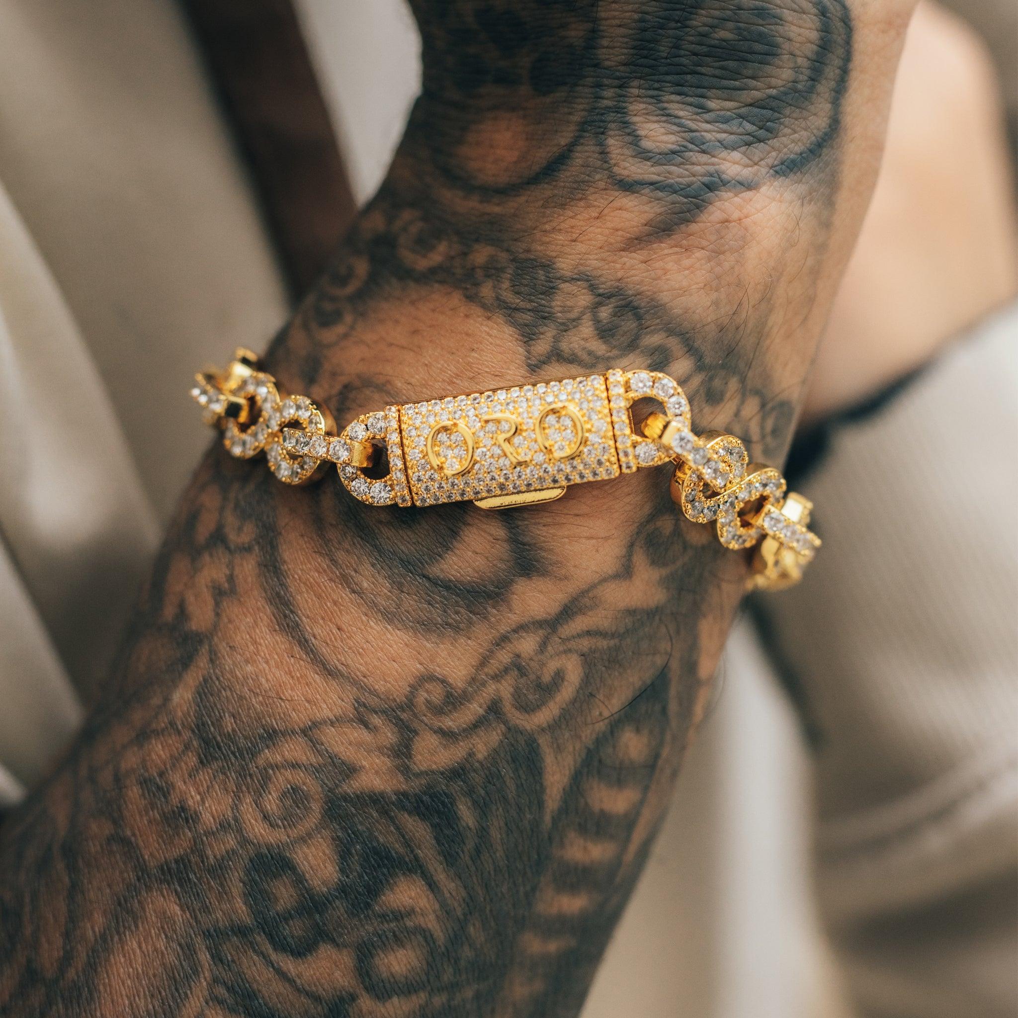 Kingpin Infinity Bracelet - Gold - Hommes Oro