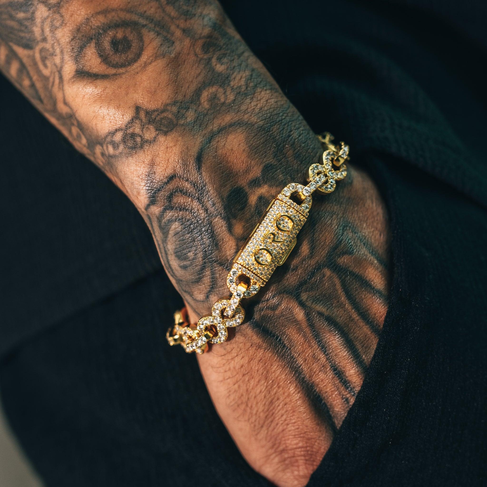 Kingpin Infinity Bracelet - Gold - Hommes Oro