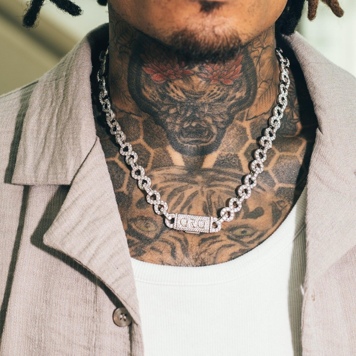 Kingpin Infinity Chain - Silver - Hommes Oro