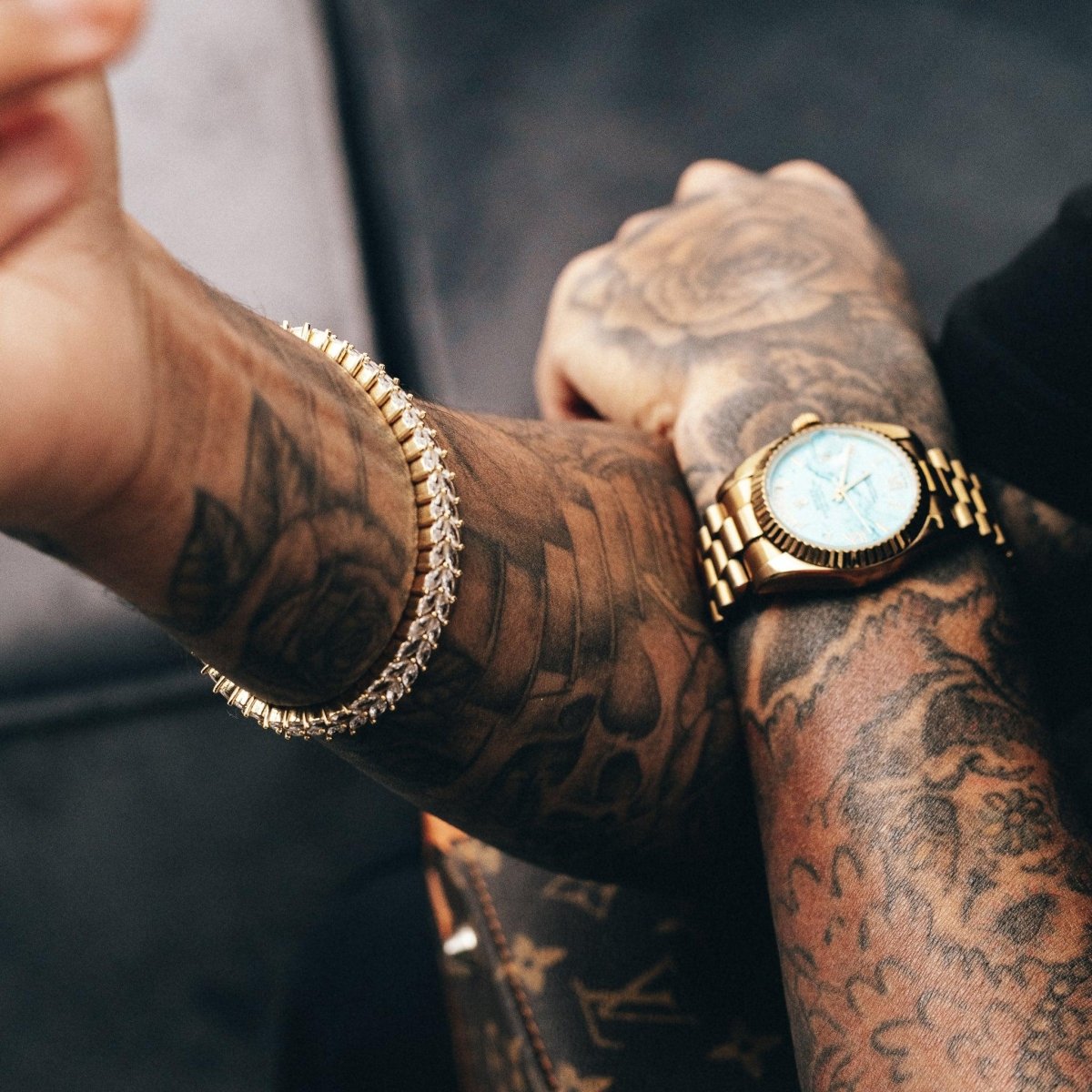 Mamba Tennis Bracelet - Gold