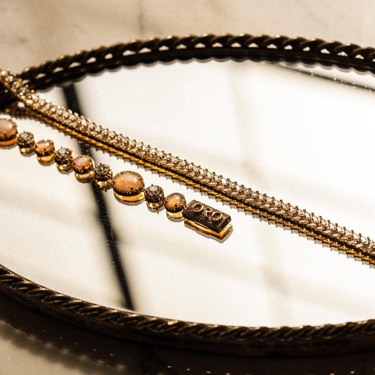 Mamba Tennis Bracelet - Gold