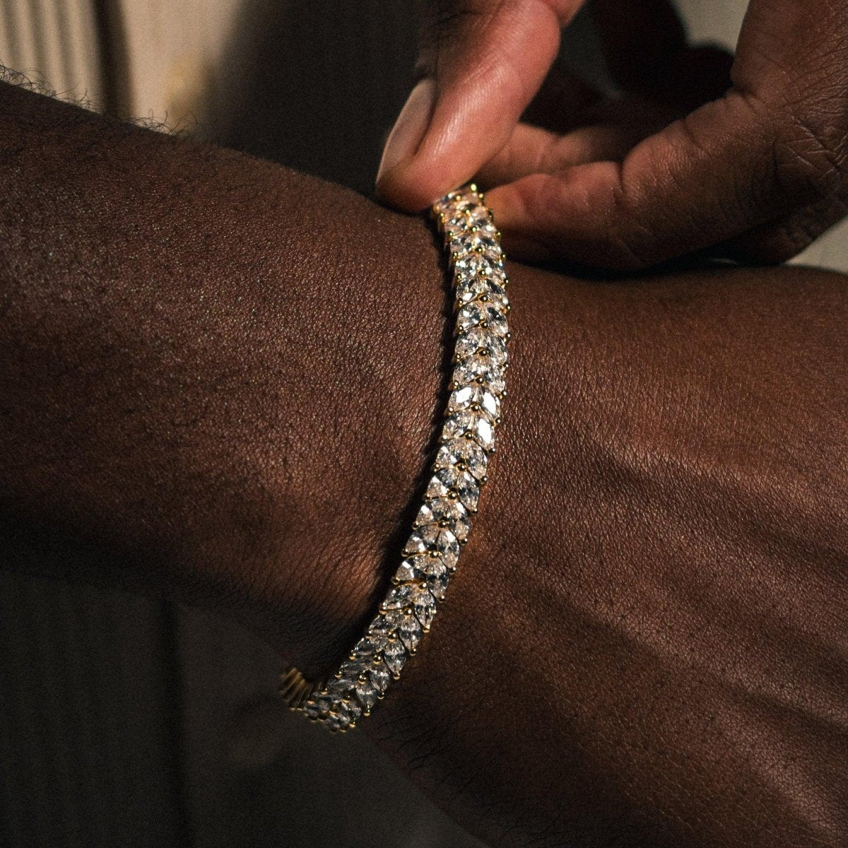 Mamba Tennis Bracelet - Gold