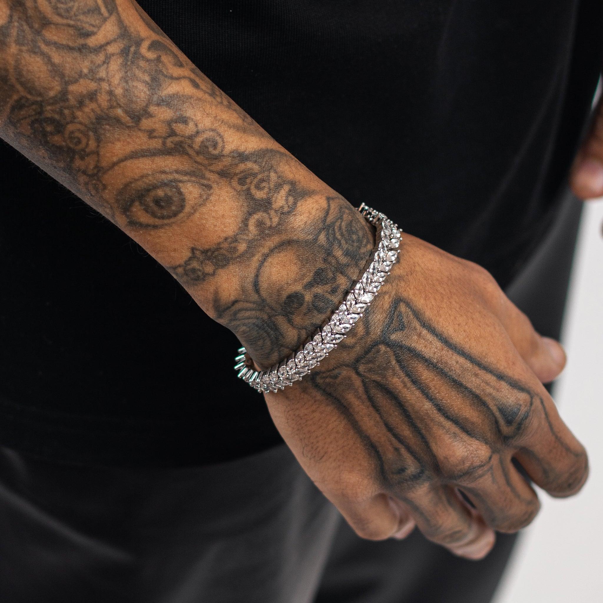 Mamba Tennis Bracelet - Silver - Hommes Oro