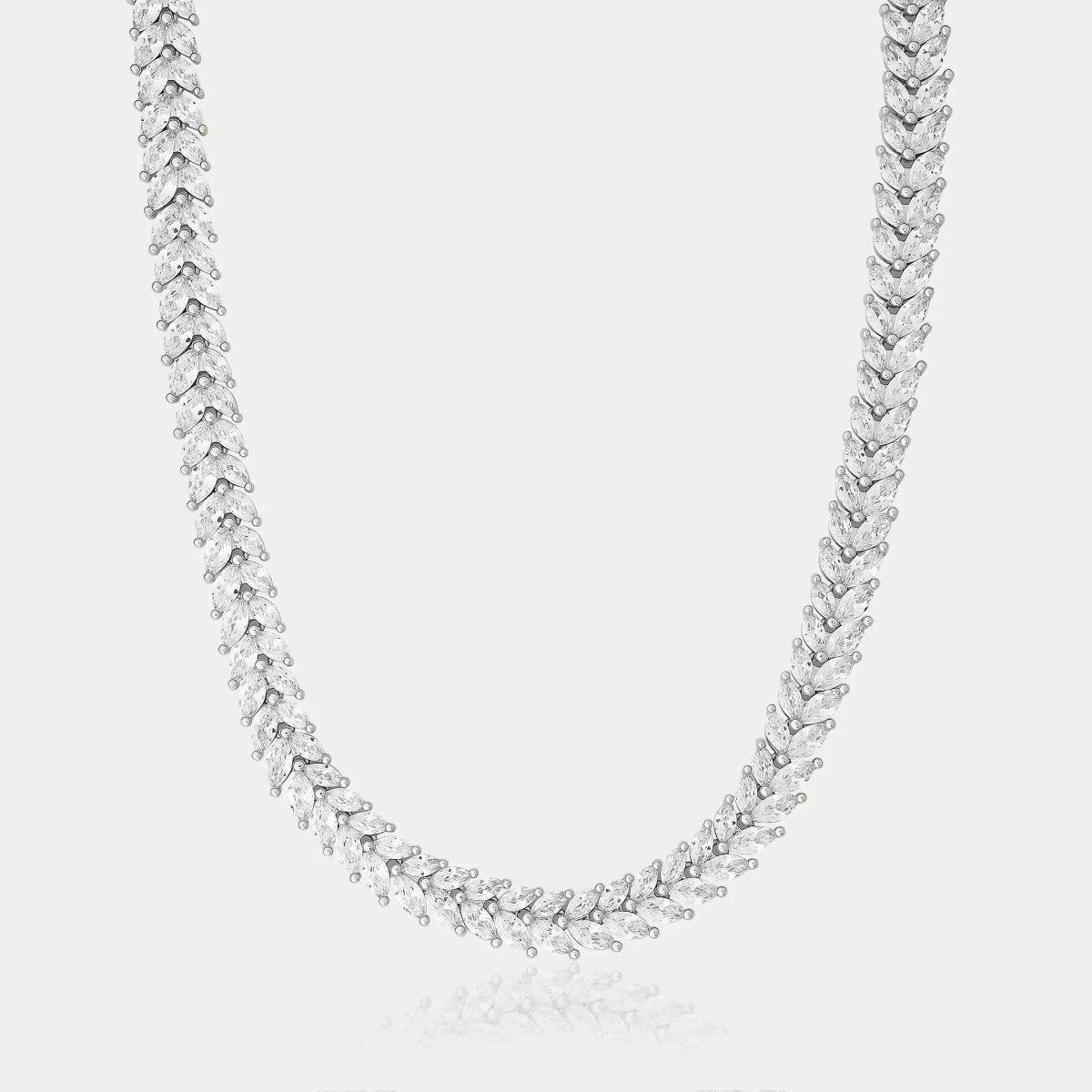 Mamba Tennis Chain - Silver