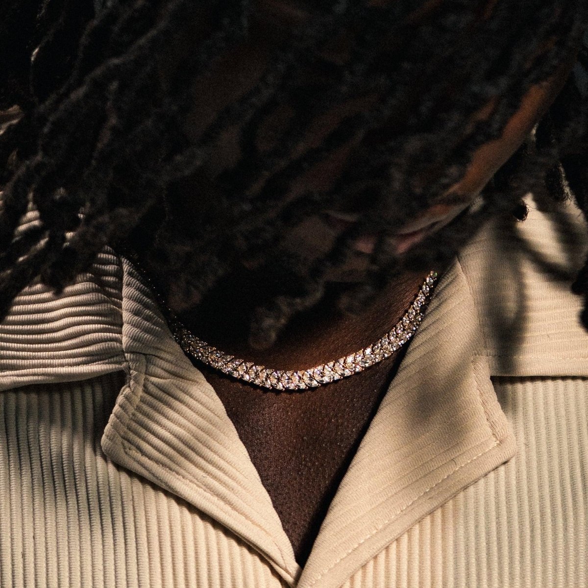 Mamba Tennis Chain - Silver