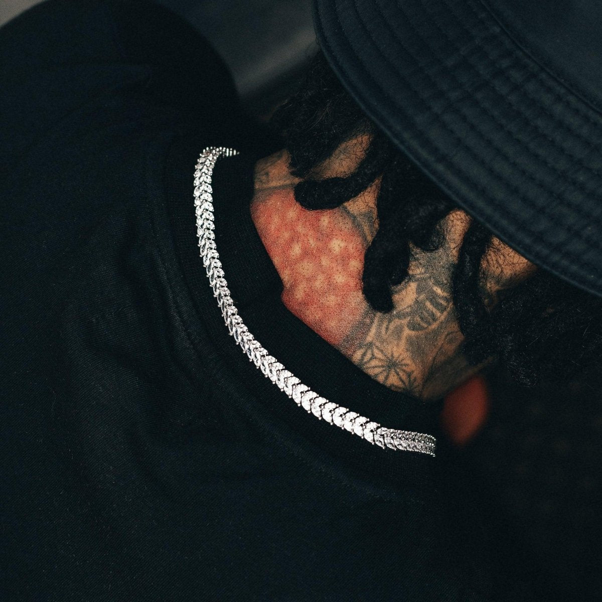 Mamba Tennis Chain - Silver