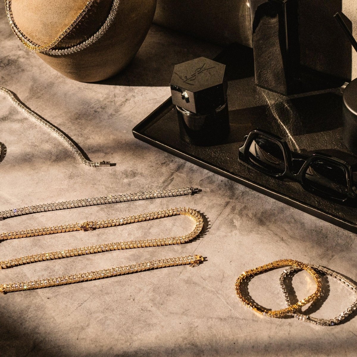 Mamba Tennis Chain - Silver