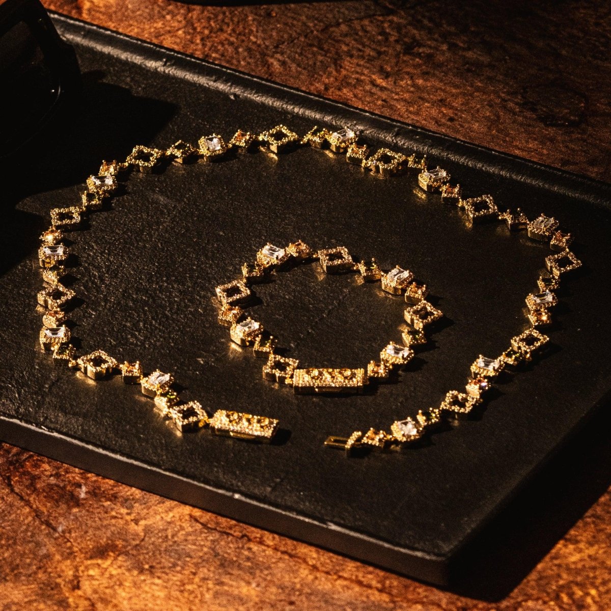 Midas Gemstone Bracelet - Gold