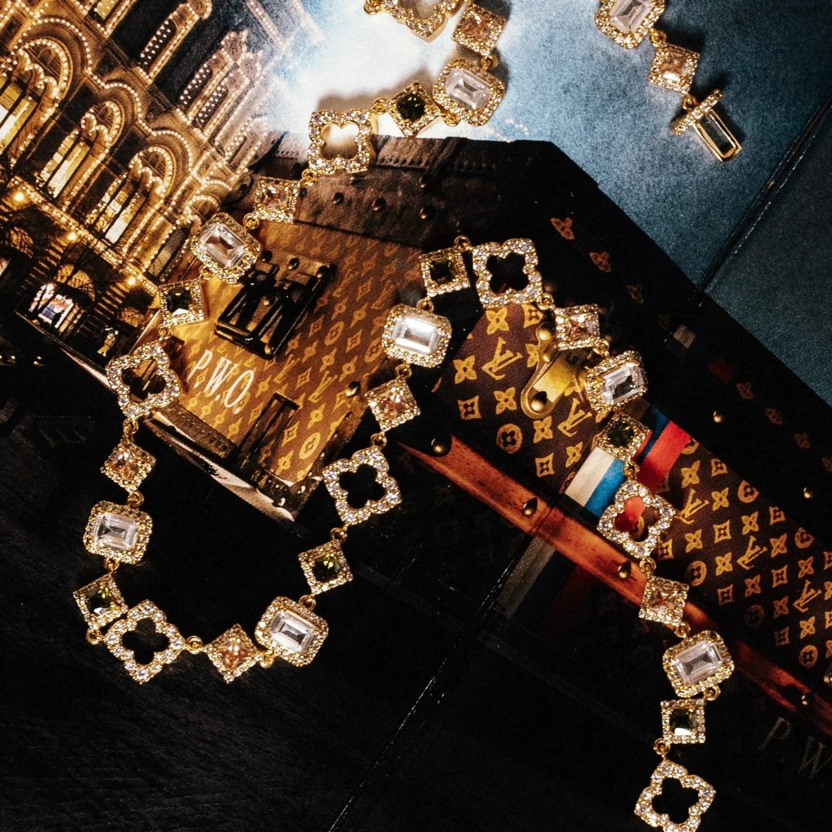 Midas Gemstone Chain - Gold