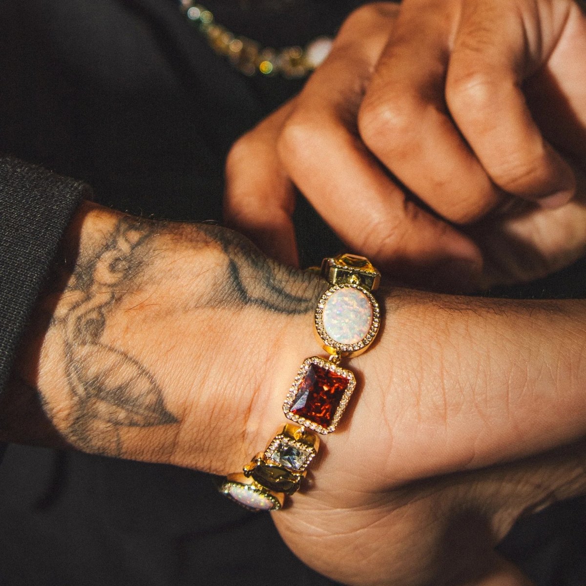 Motley Gemstone Chain - Gold
