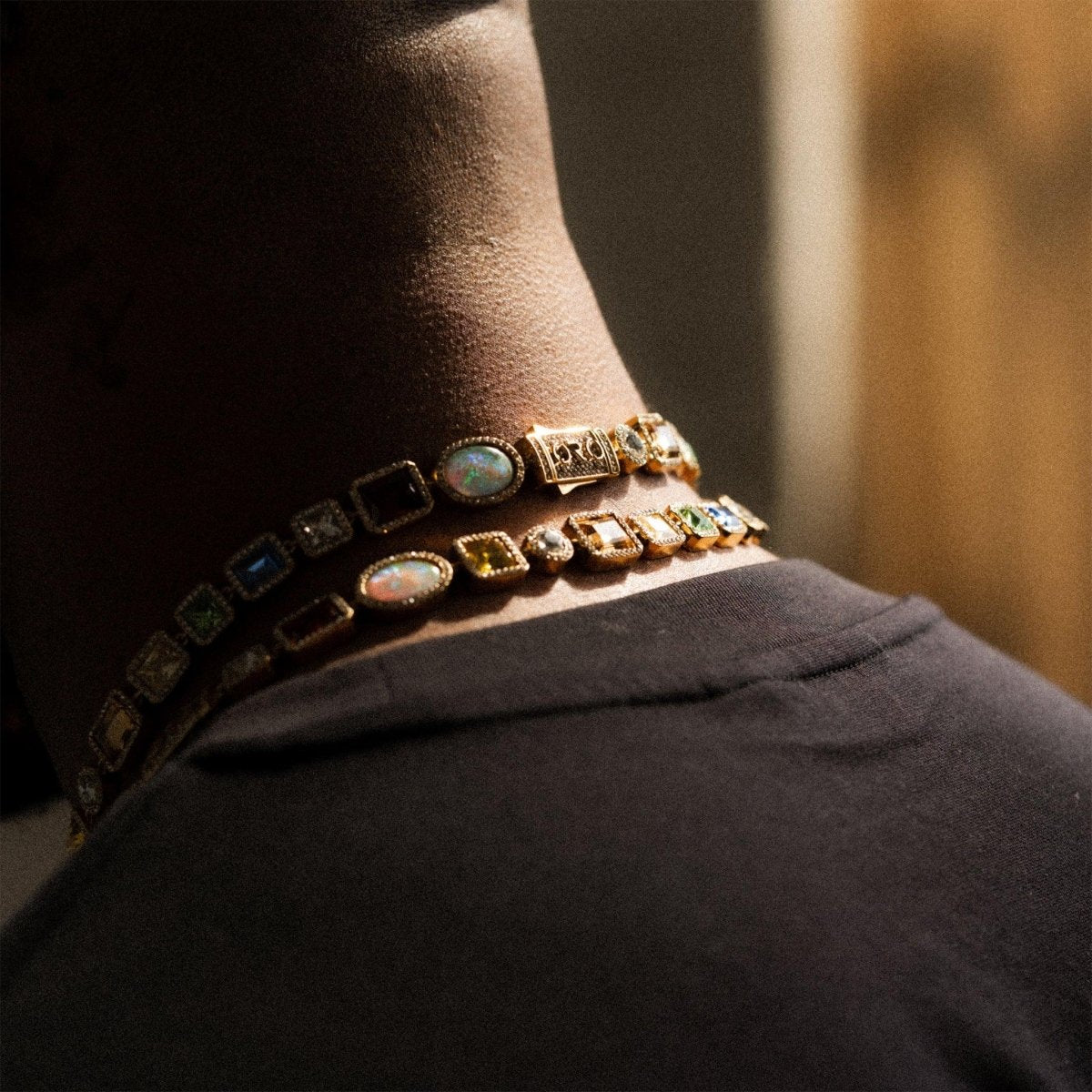 Motley Gemstone Set - Gold