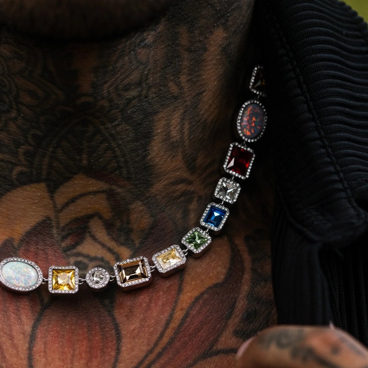 Motley Gemstone Set - Silver