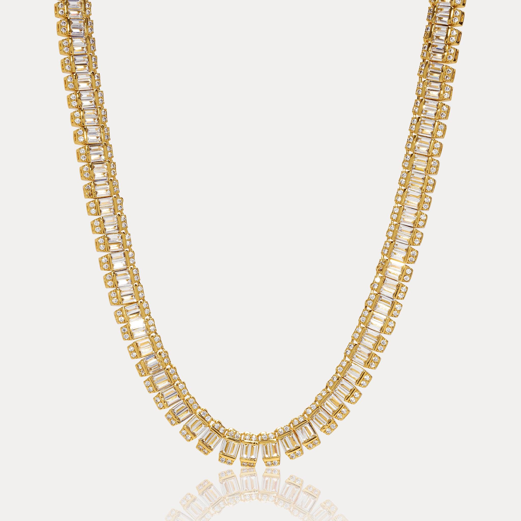 Prestige Baguette Chain - Gold - Hommes Oro