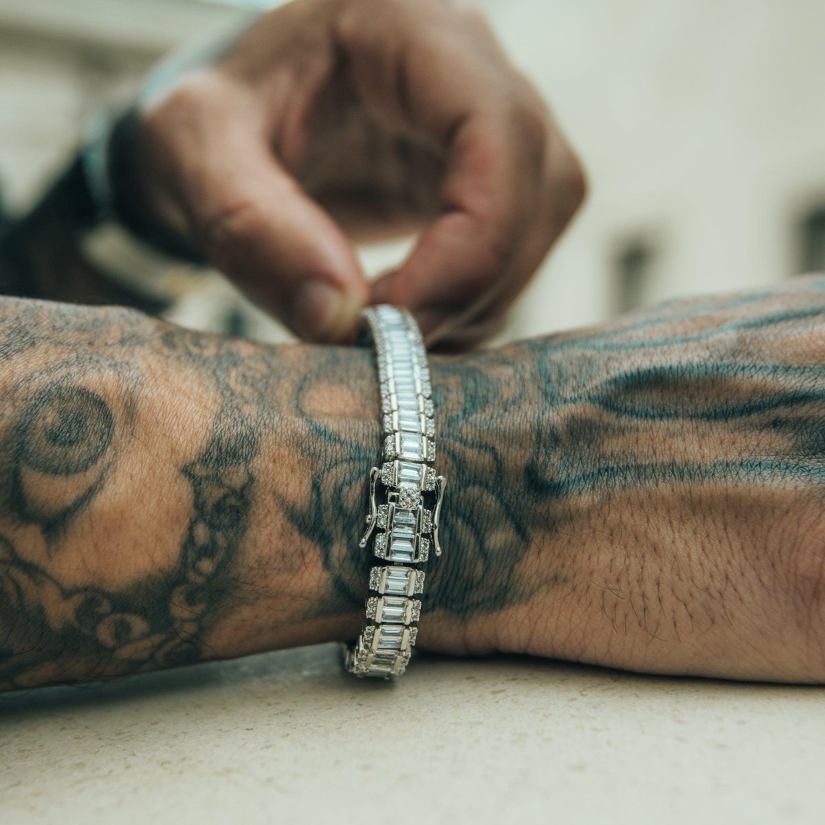 Prestige Baguette Set - Silver - Hommes Oro