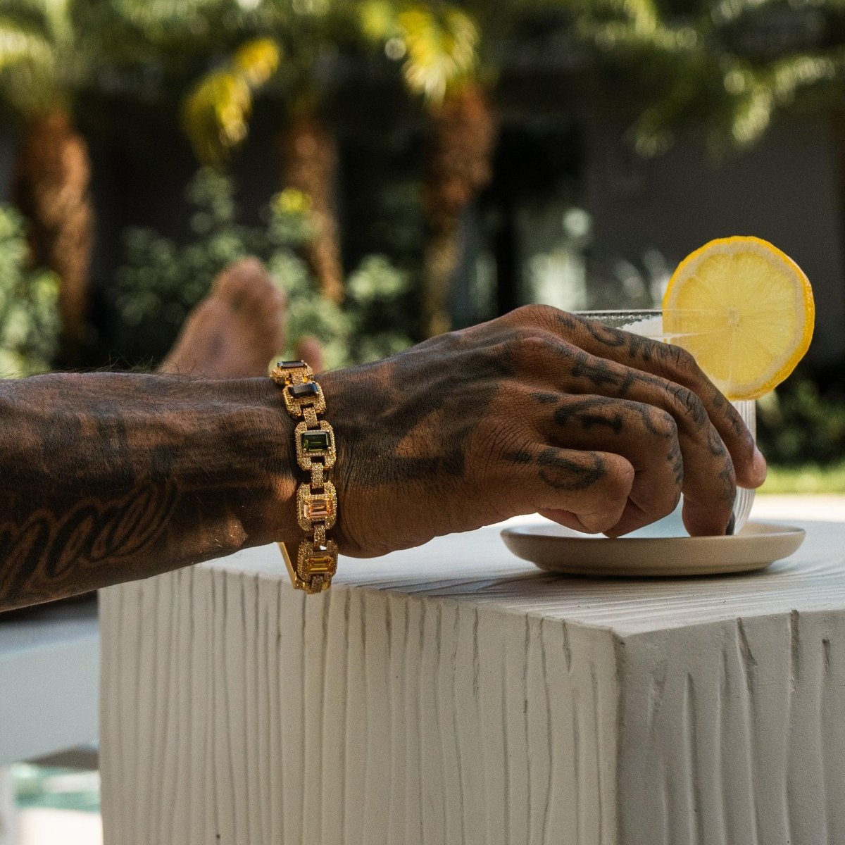 Riviera Gemstone Bracelet - Gold