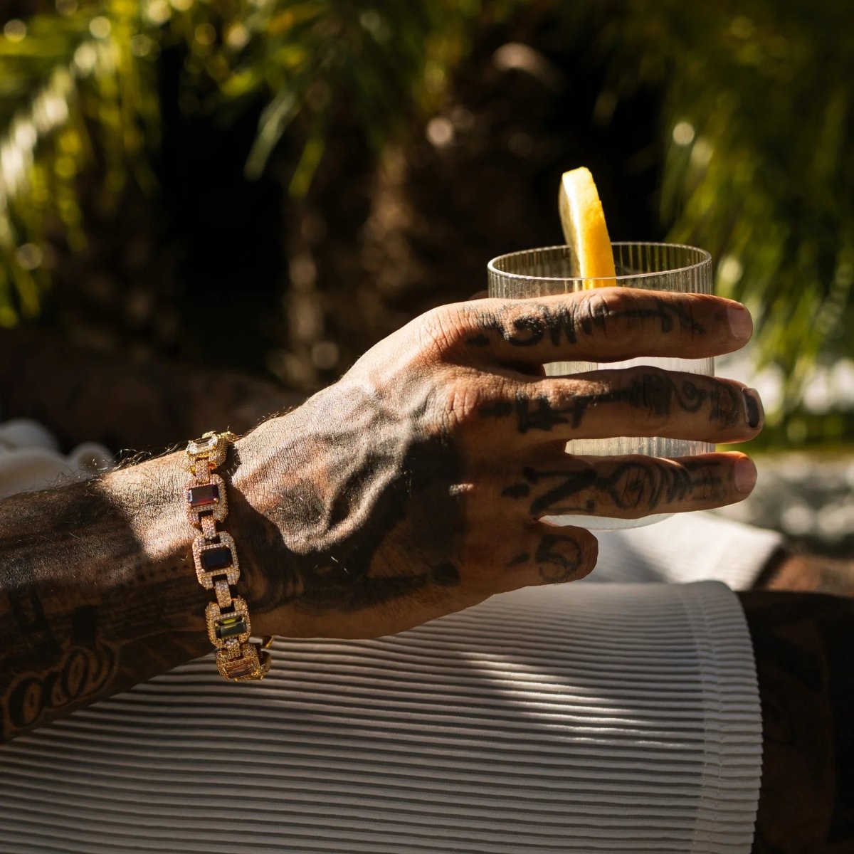 Riviera Gemstone Bracelet - Gold