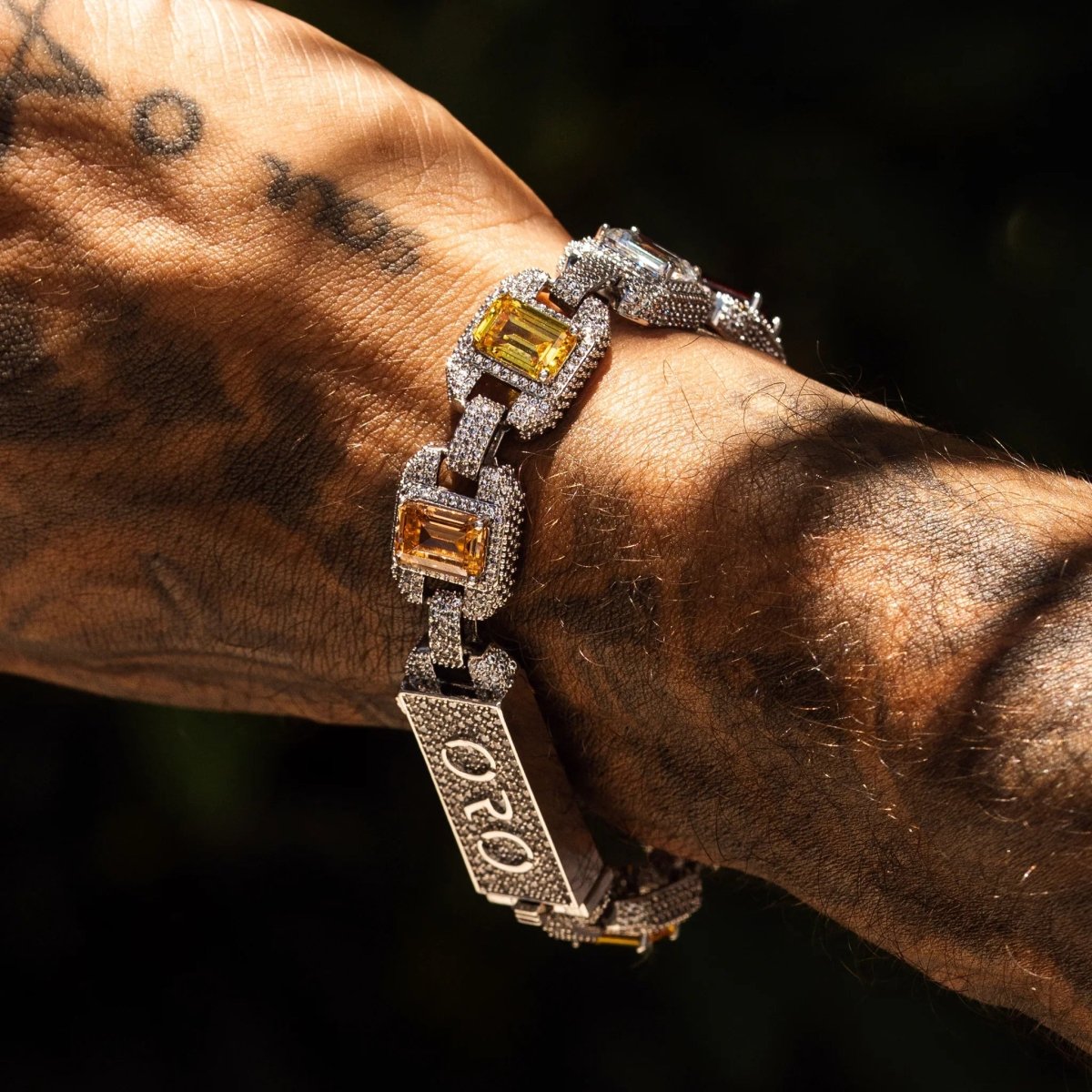 Riviera Gemstone Bracelet - Silver