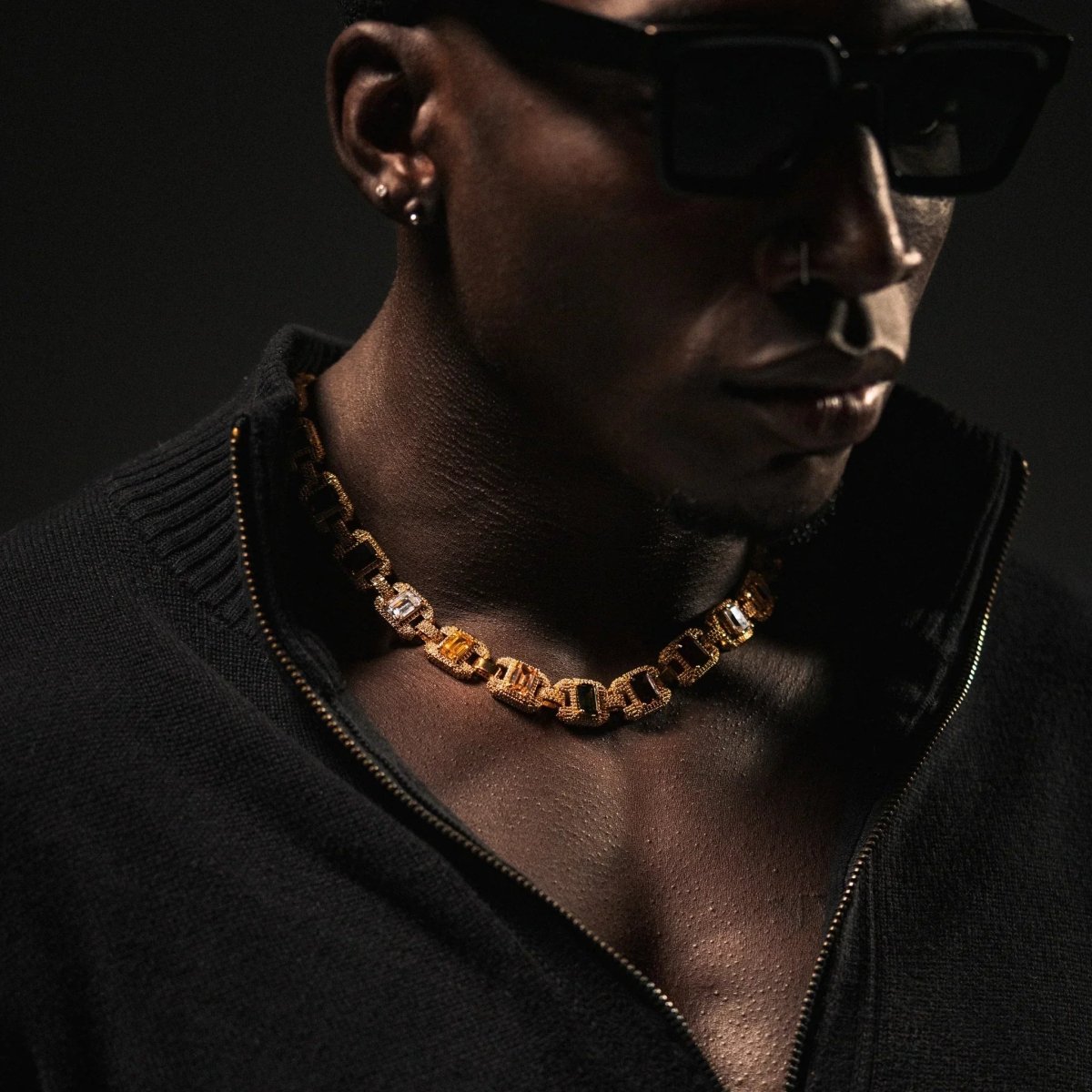 Riviera Gemstone Chain - Gold