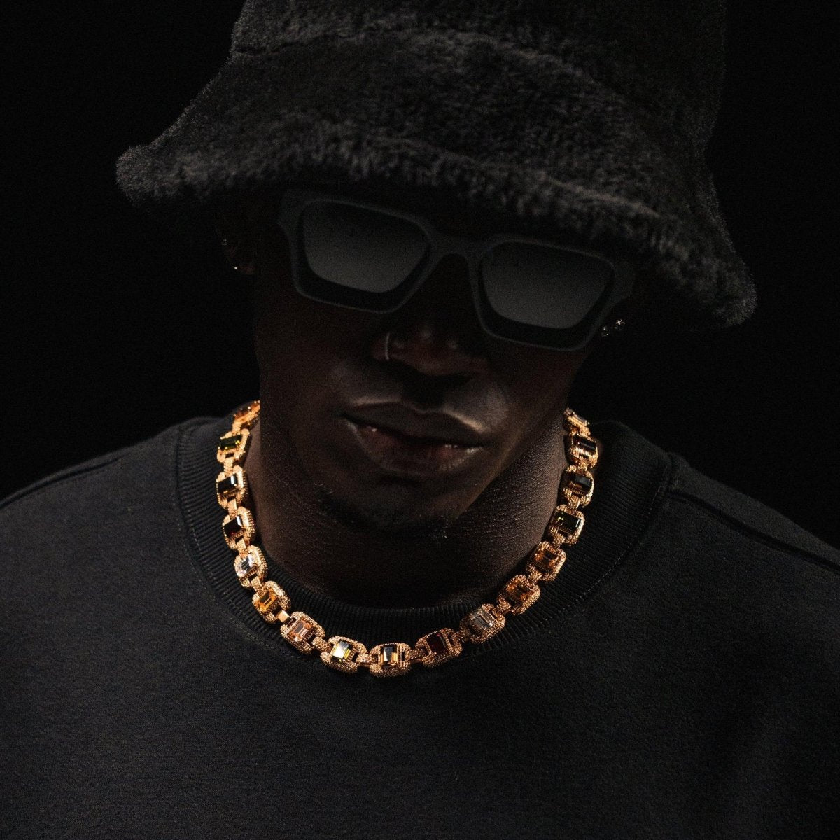 Riviera Gemstone Chain - Gold