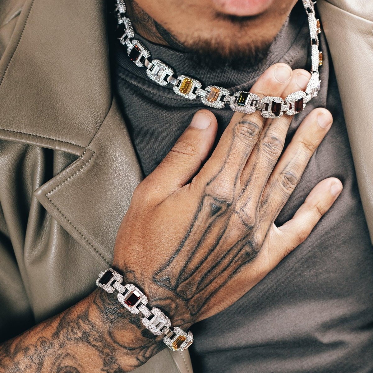 Riviera Gemstone Set - Silver